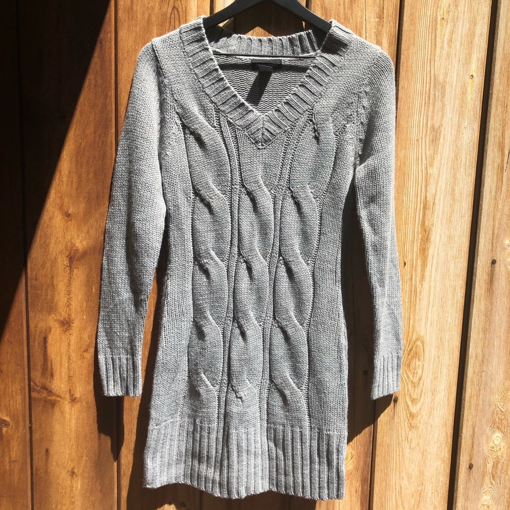 Sweater Project| Grey Knitted Dress